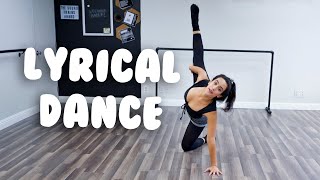 Beginner Lyrical Dance with trainwithkendall [upl. by Winne]