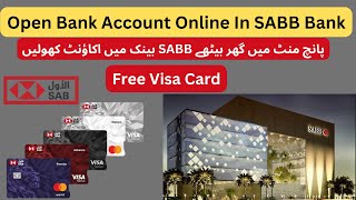 How To Open Account In SAB Bank Online  SAB Bank Main Account kaise Open Karain [upl. by Rubie]