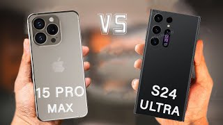 iPhone 15 Pro Max Vs Samsung Galaxy S24 Ultra [upl. by Natan447]