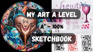 A A Level Art Sketchbook Tour [upl. by Wallie333]