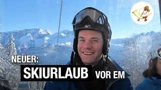 Vor der EM nochmal abschalten Manuel Neuer macht Skiurlaub [upl. by Ayatan]