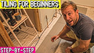 How to Tile a Bathroom Floor with Wickes [upl. by Verne708]