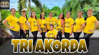 TRI AKORDA  Dance Fitness I BORN2DANCE I Dara Choreography I Dance Workout I Zumba [upl. by Nyrek]