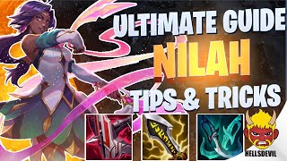 WILD RIFT ULTIMATE NILAH GUIDE  TIPS amp TRICKS  Guide amp Build [upl. by Emelda]