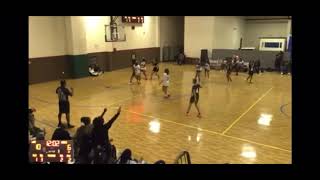 Unique Cooke with the step back 3 in championship game Overhills vs Terry Sanford teamcooke [upl. by Noelani332]