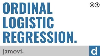 Ordinal logistic regression — jamovi [upl. by Irt]