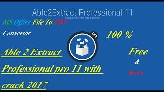 Able 2 Extract Professional pro 11 with crack 2017 [upl. by Bowers]