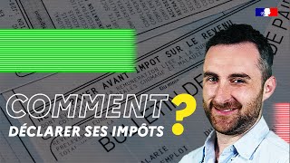 Première déclaration dimpôt  comment faire   Tutoriel 2024 [upl. by Ennaul]