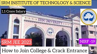 SRM UNIVERSITY ADMISSION 2023SRMJEEFree Coaching to CrackCourses amp Fees StructureDineshprabhu [upl. by Golub944]