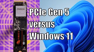 Should you use PCie Gen 5 NVMe as a boot drive Will Windows work [upl. by Aehsrop]