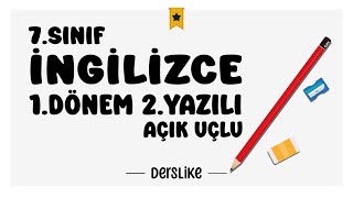 7 Sınıf İngilizce 1Dönem 2Yazılı Soruları 2024 [upl. by Dewees]