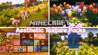 Cute amp Aesthetic Cottagecore Minecraft Resource Packs 120 🍓 [upl. by Lasorella]