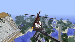 Minecraft Helicopter Mod  Hubschrauber in Minecraft [upl. by Coats421]