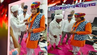 singer Rakesh Chauhan salasar Ke Mandir Mein Hanuman biraje re bhajan [upl. by Adnesor]