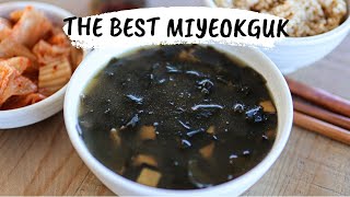 Miyeokguk  How to Make Korean Seaweed Soup  Vegan Recipe [upl. by Myra]