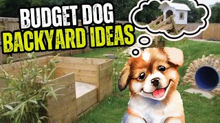 10 Budget Friendly Backyard Ideas For Dogs [upl. by Pratt]