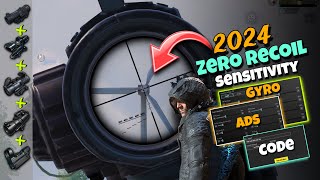 2024 World Best Sensitivity Settings 🔥 For All Mobile Non Gyro And Gyroscope ✅  PUBG MOBILE [upl. by Nitsirk958]