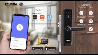 Tutorial Pemasangan DLP 3121DLP 3122 PALOMA Smart Door Lock [upl. by Jago]