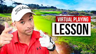 Golf Strategy 101 Virtual Lesson at Spyglass Hill [upl. by Eedyaj]