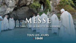 Messe à la Grotte de Lourdes  29022024 [upl. by Enal]