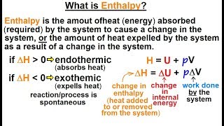 Physics 327 Thermodynamic Potentials 4 of 25 What is Enthalpy [upl. by Ecnatsnok132]