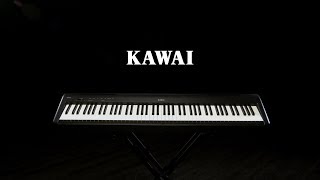 Kawai ES110 Digital Stage Piano Black  Gear4music demo [upl. by Rizas]