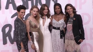 Carla Bruni Naomi Campbell Natalia Vodianova at Fashion for Relief Photocall in Cannes [upl. by Accem]