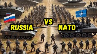 Military Power Comparison Russia vs NATO [upl. by Clarey176]