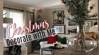 NEW  2020 Christmas Decorate With Me  Sitting Room  Decorating Ideas  Traditional Colors [upl. by Cleo29]