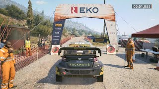 EA SPORTS WRC  Toyota GR Yaris Rally1 Hybrid at Amfissa Greece [upl. by Adirahs]