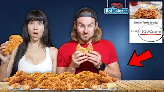 We Ate The UNHEALTHIEST Meals At Chain Restaurants For 24 Hours [upl. by Laamak]