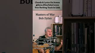 Masters of War  Bob Dylan  a protest song from the 60s  but still relevant today [upl. by Mighell]