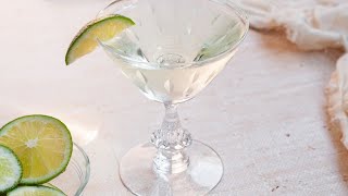 Classic Gimlet Cocktail Recipe [upl. by Ainer494]