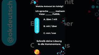 Verb mit Präposition SPRECHEN Konjugation Deutsch Verb mit Dativ Verb mit Akkusativ [upl. by Berfield]