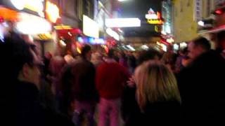 Reeperbahn Hamburg on a Saturday night [upl. by Dorine821]