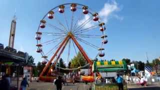 Wade Shows Mulligan Giant Wheel 2015 Kalamazoo County Fair [upl. by Selym]