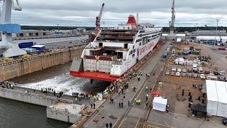 Spirit of Tasmania V naming and launching 19th July [upl. by Ahsinam]