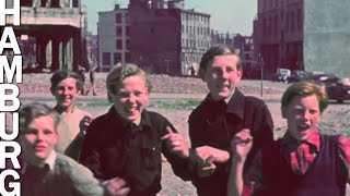 Hamburg 1948  Einzigartige Filmaufnahmen in Farbe und HD [upl. by Ivonne]