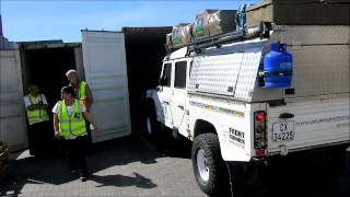 Overlanding the Americas Ep 1 Shipping the Defender [upl. by Silva918]