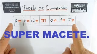 TABELA DE CONVERSÃO DECORE COM UMA FRASE Micamática [upl. by Ellimak87]