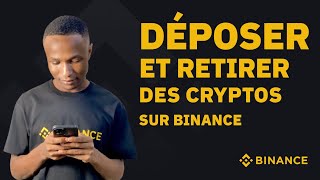 Déposer et retirer de la crypto sur Binance [upl. by Ydnem]