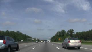 I40 West NC Raleigh To Chapel Hill Exit 289 To Exit 270 [upl. by Jannery]