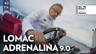 ITA LOMAC Adrenalina 90  Prova Gommone  The Boat Show [upl. by Leuas]