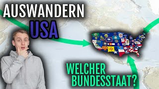 Auswandern USA 🇺🇸  Aber welcher Bundesstaat ist der beste Analyse [upl. by Conrado]