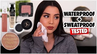 AFFORDABLE SWEATPROOFWATERPROOF MAKEUP TUTORIAL TESTED  MakeupByAmarie [upl. by Acinorehs]