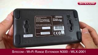 Sitecom Wi Fi Range Extender N300 WLX 2001 [upl. by Rossy947]