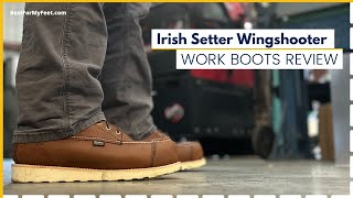 Irish Setter Wingshooter ST work boots review Tested On Flat Concrete Floors [upl. by Weissmann]