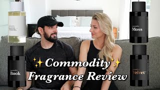 COMMODITY Fragrance Review with My Fiancé  Lucy Gregson [upl. by Yrian]