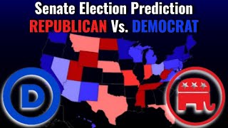 Senate Election Prediction REPUBLICAN Vs DEMOCRAT Mid September [upl. by Demetre]