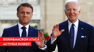 ATENȚIE Biden și Macron îngheață activele rusești [upl. by Ettezoj464]